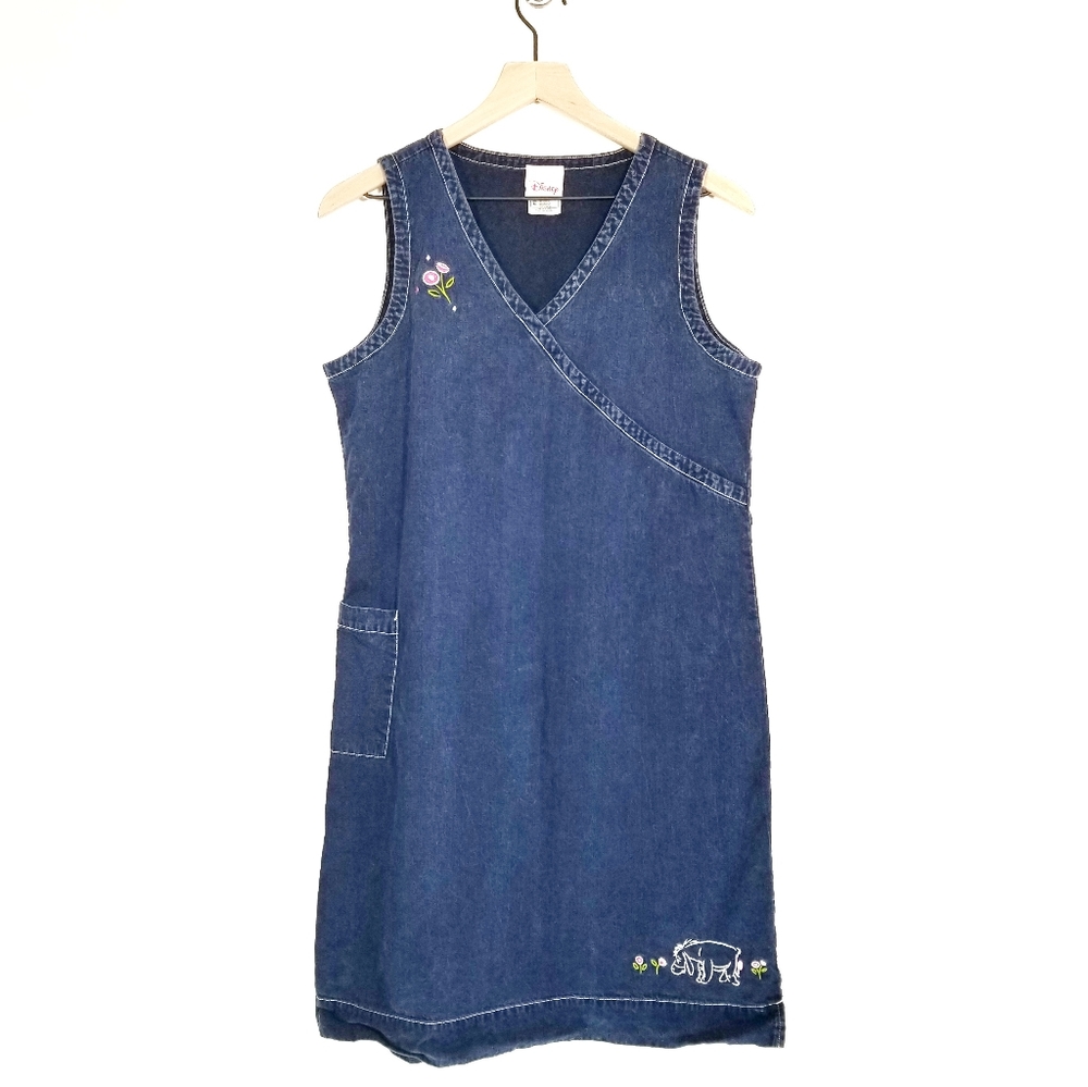 Vintage Disney Store Eeyore Embroidered Dress